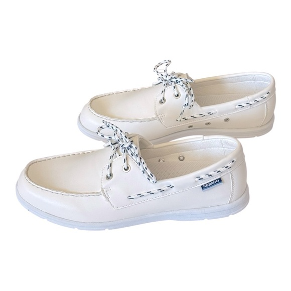 SEBAGO Marine Women’s Jackman Lightweight Boat Shoe White Size 10.5 - Picture 4 of 7